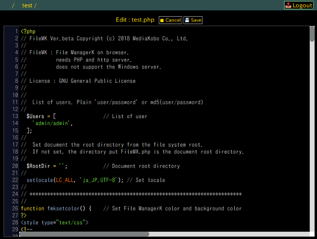 FileMK codemirror